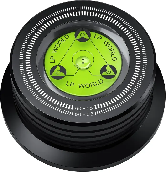266g Vinyl Record Stabilizer Clamp with Built-In Bubble Level