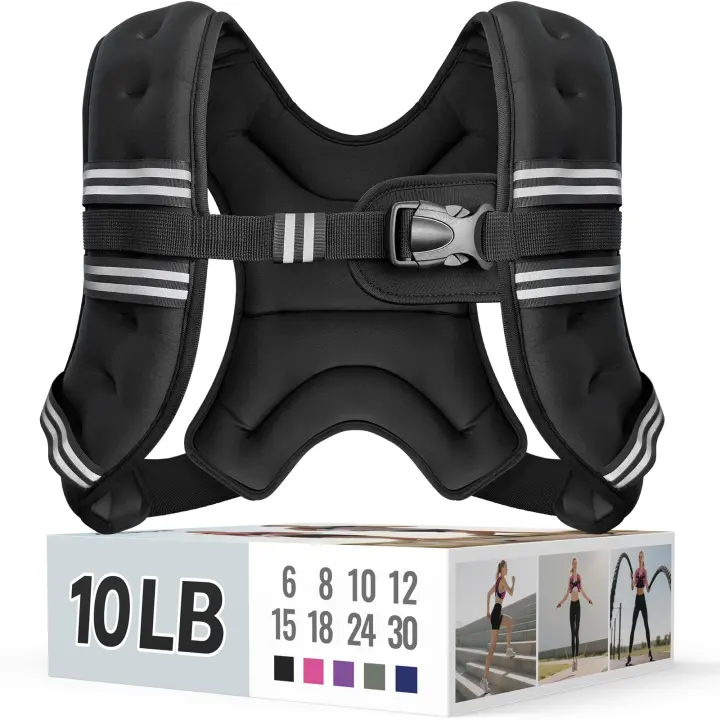 Adjustable Neoprene Weighted Vest — Rucking & Workout Vest (Multiple Weights)