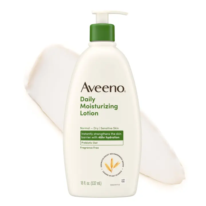 Aveeno Daily Moisturizing Body Lotion — Fragrance-Free, 18 fl oz