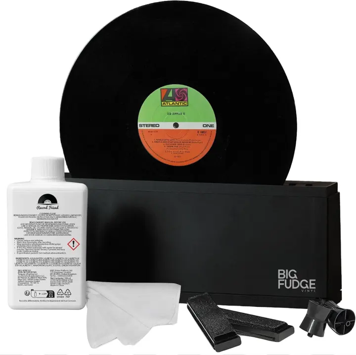 Big Fudge Vinyl Record Cleaning Kit — Manual Spinner & Care Set