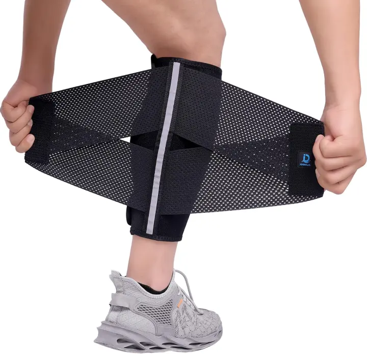 Calf Compression Brace Sleeve — 2-Layer Support for Torn & Strained Calves