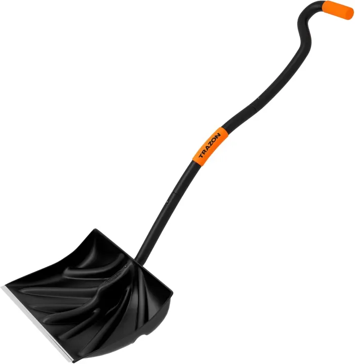 Ergonomic Heavy-Duty Snow Shovel — 18" Blade, 58" Handle