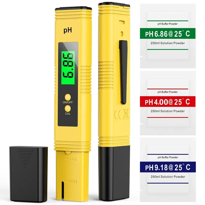 High-Accuracy Digital pH Meter for Water Testing (0.01 Precision)