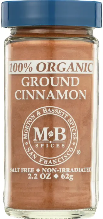 Morton & Bassett Ground Cinnamon — 2.2 oz Jar