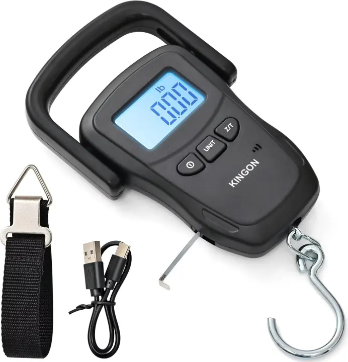 Rechargeable Digital Luggage Scale — Portable Travel Bag Weigher