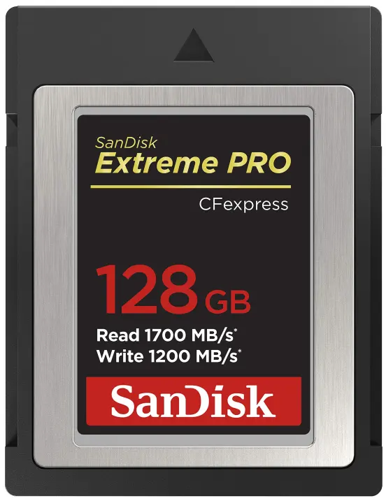 SanDisk CFexpress Type B Extreme PRO 128GB Card