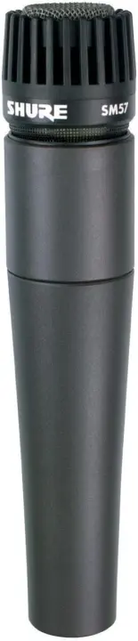 Shure SM57-LC Cardioid Dynamic Instrument Microphone — Studio & Stage
