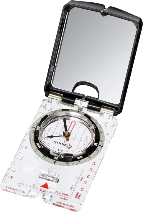 Suunto MC-2 Professional Mirror Compass for Hiking & Navigation