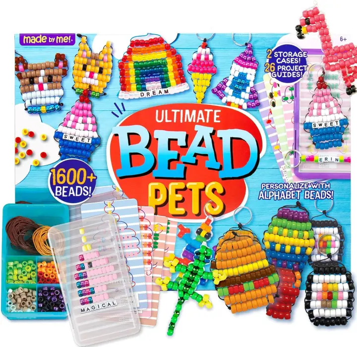 Ultimate Bead Pets Craft Kit — Pony Beads & Keychain Projects