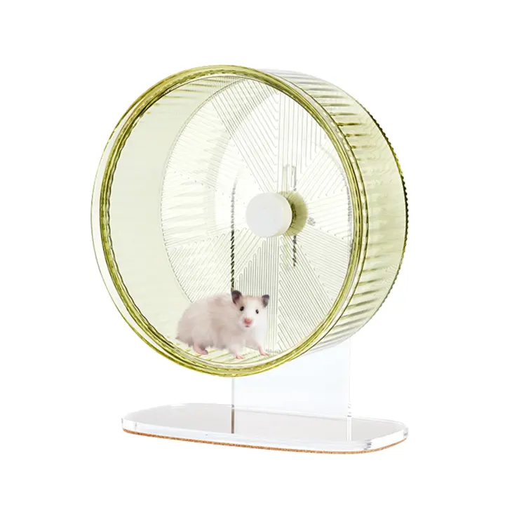 Ultra-Quiet Adjustable Hamster Exercise Wheel — 8.5" Silent Spinner