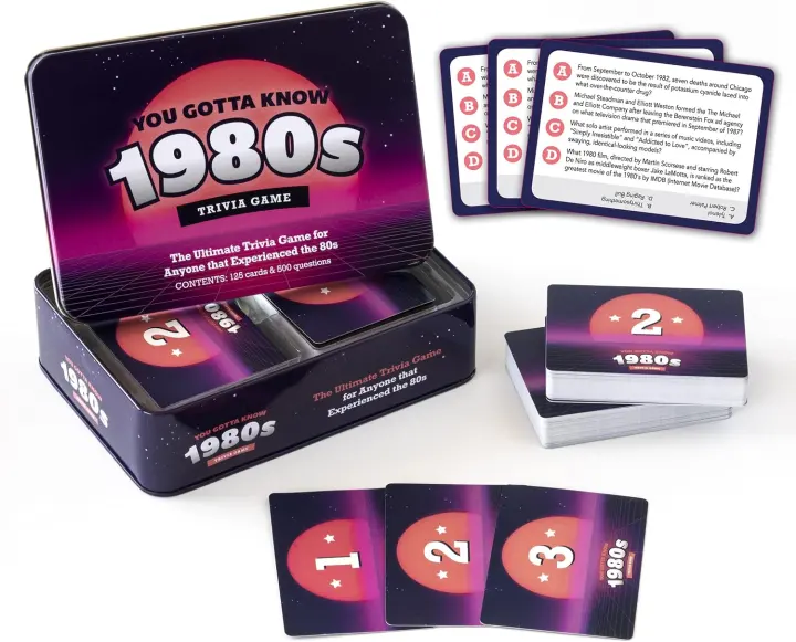 You Gotta Know: 1980s Trivia Game (Tin Set)