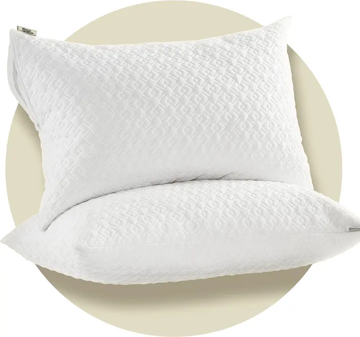 Zippered Waterproof King Pillow Protectors — Lyocell-Blend 2-Pack